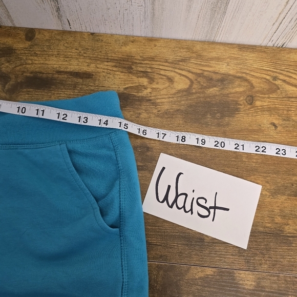 danskin now teal blue lounge shorts women's size small 4-6 - Picture 5 of 7